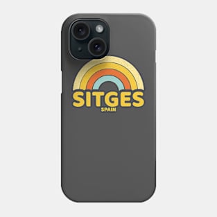 Retro Sitges Spain Phone Case