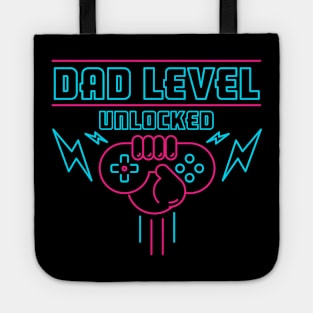 Dad Level Unlocked - Gamer Dad Tote