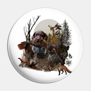 German Wirehaired Pointers Pin