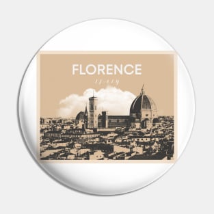 Florence Firenze City Cathedral Art Pin