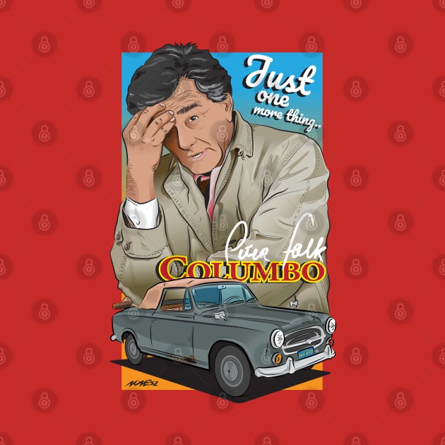 Norbert Takacs - Columbo poster art by Nonesz Workshop