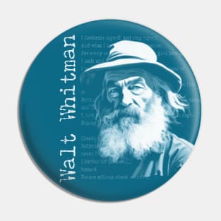 Walt Whitman Pin