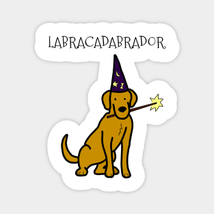 Copy of Labracadabrador Wand Retriever (Yellow Lab) Magnet