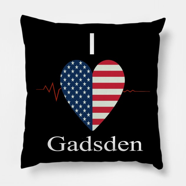 gadsden Pillow by FUNEMPIRE