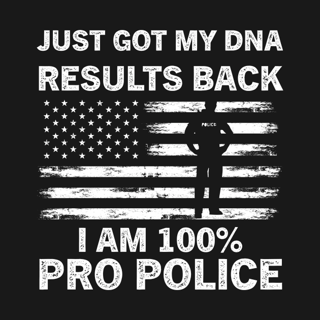 Thin Blue Line - I am  pro Police by MM-Desigers