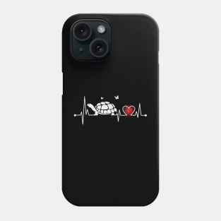 Turtle heartbeat Phone Case