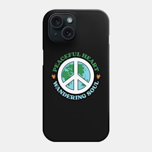 Peaceful heart, wandering soul Phone Case