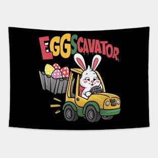 Eggscavator Tapestry