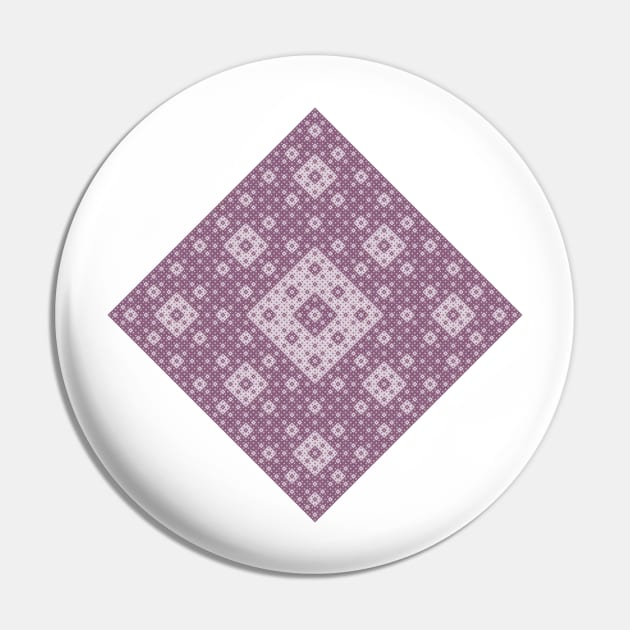 sierpinski diamond pattern - pinot noir Pin by BrownWoodRobot