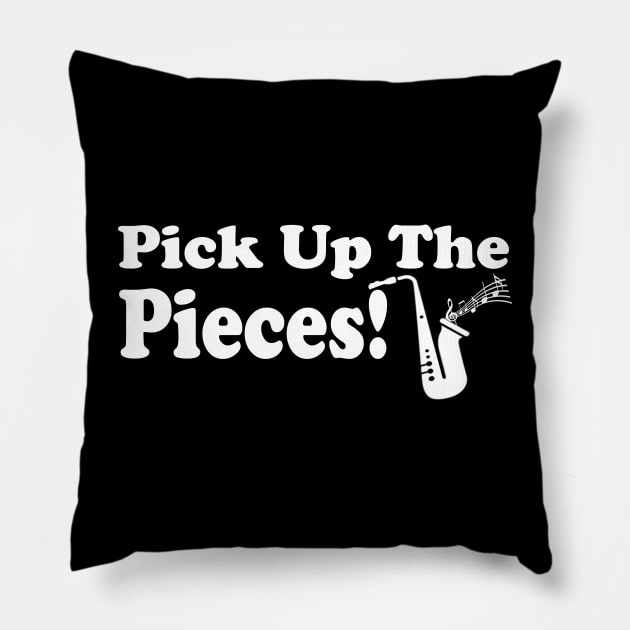 Pick Up the Pieces Pillow by Corecustom