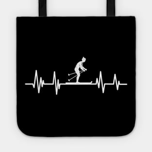 Heartbeat Snowboarding Birthday snowboarder Player .snowboard Tote