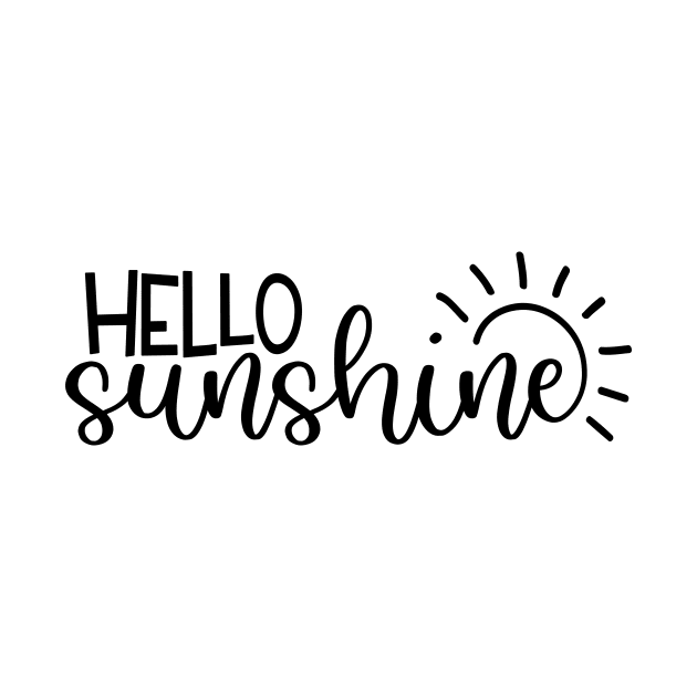 Hello Sunshine Shirt, Hello Sunshine T-shirt, Happy Summer Shirt, Beach Shirt for Women, Hello Sunshine Graphic Tee, Sunshine Tee by SeleART