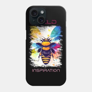 Bee Wild Nature Animal Colors Art Painting Phone Case