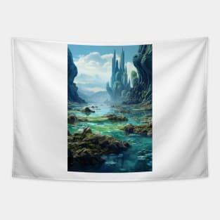 Alien world Tapestry