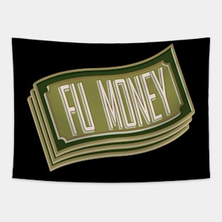 FU Money cash stack Tapestry