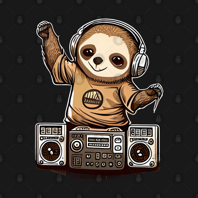 Sloth Dj by pako-valor