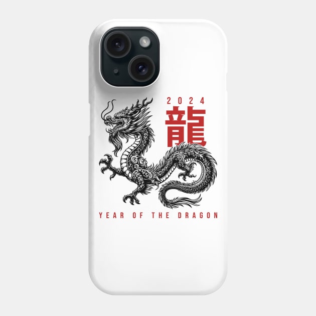 Year Of The Dragon Phone Case by Sachpica