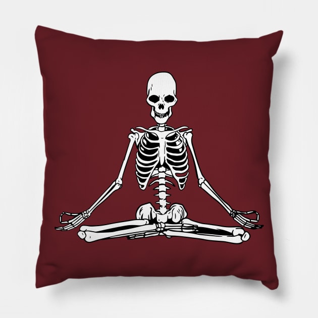 Halloween meditation Pillow by TheDesigNook