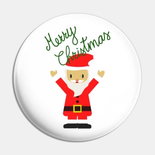 Happy Santa Claus Pin