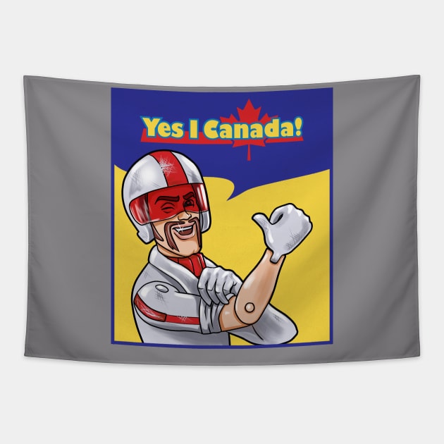 Yes I Canada Tapestry by sweetravin