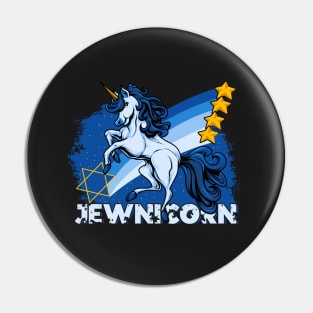 Jewnicorn - Jewish Unicorn Pin