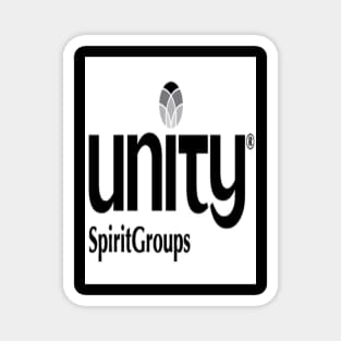 Unity SpiritGroups Logo-Black and White Magnet