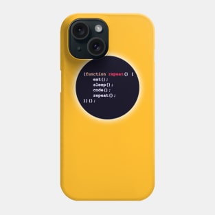 Life Coding Programming Phone Case