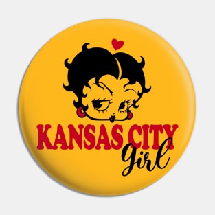 KANSAS CITY MISSOURI GIRL - Betty Boop Pin