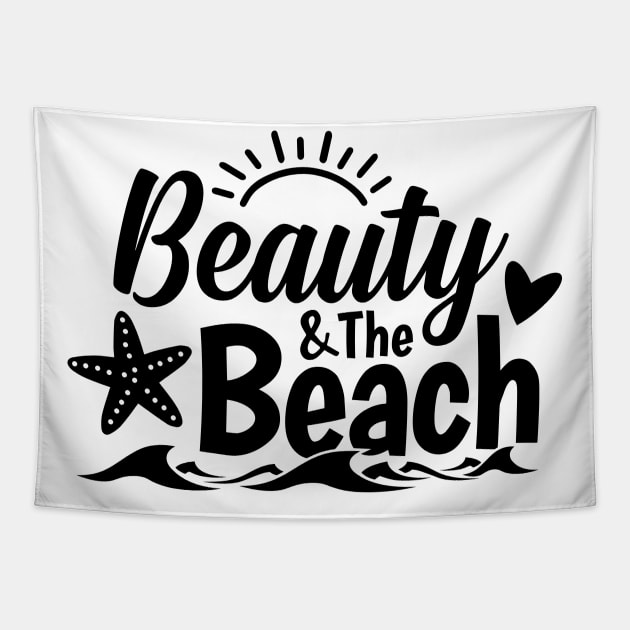 Beauty And The Beach Tapestry by busines_night