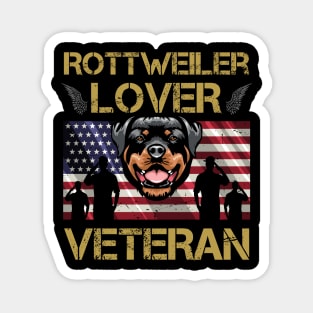 Veteran Rottweiler Lover Magnet