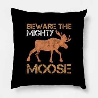 Deer Moose Quote Pillow