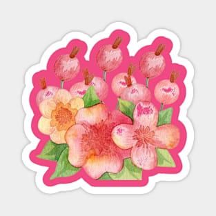 Spring Summer Flowers Magnet