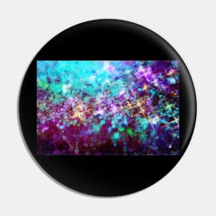 Abstract Painting - City Highway Lights at Night Pin