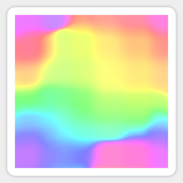 Bright Rainbow Gradient Rainbow Gradient Sticker Teepublic