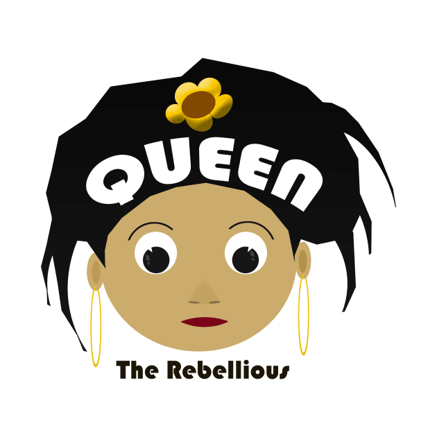 The Rebellious Queen with Beautiful Afro Hair by FoolDesign