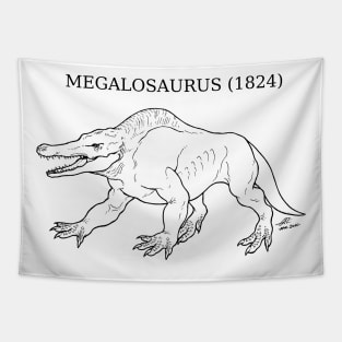 Vintage Megalosaurus Tapestry