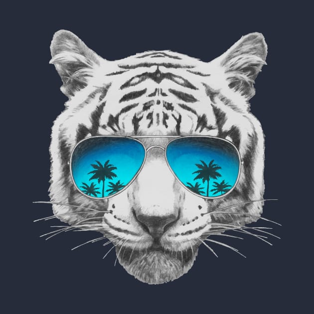 Tiger with sunglasses by AnimalsFashion