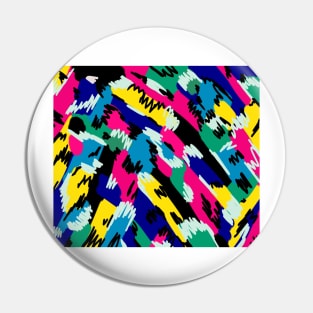 Bold Abstract Art in Multi Color Pin