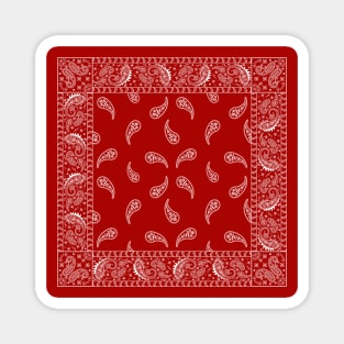 Paisley bandana print Magnet