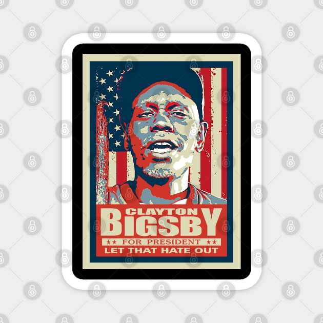 CLAYTON BIGSBY Magnet by THE URBAN PUPPY