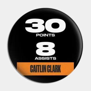 Scor caitlin clark Pin