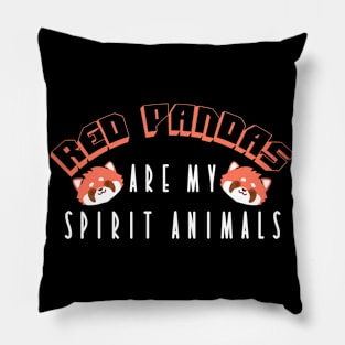 Red Panda Joke Himalayan Ailurus Fulgens Pillow