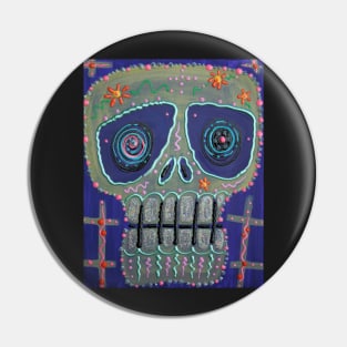 Candy Sugar Skull Pin