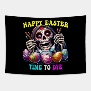 Easter Grim Reaper Coloring Eggs - Time to Dye Tapestry