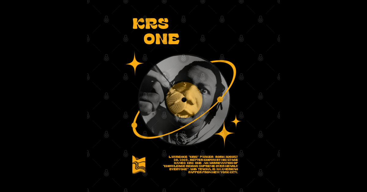 KRS one vintage 90s - Krs One - Sticker | TeePublic