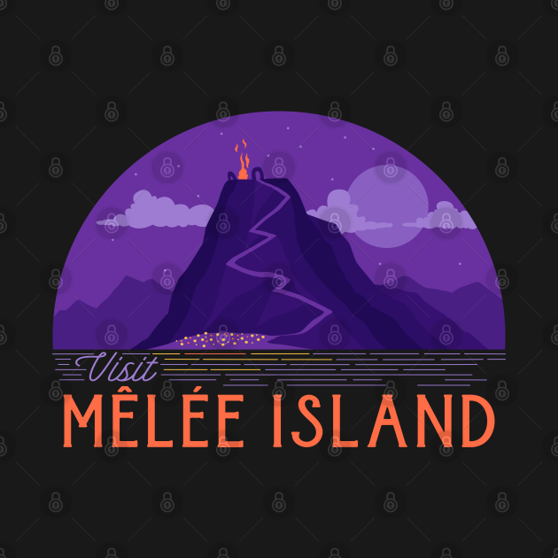 melee island t shirt
