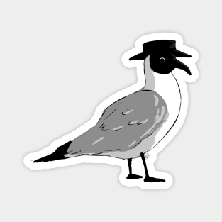 Plague doctor gull Magnet