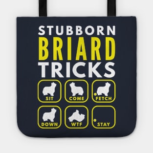 Stubborn Briard Tricks - Dog Training Tote