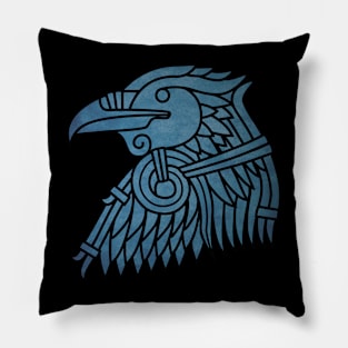 Norse Raven Head Pillow