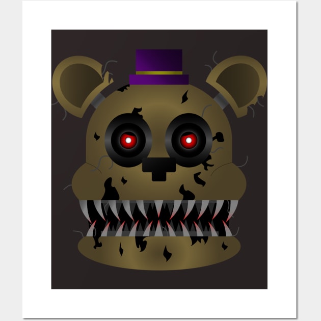 Nightmare Fredbear (Five Nights at Freddy's) Art Print for Sale